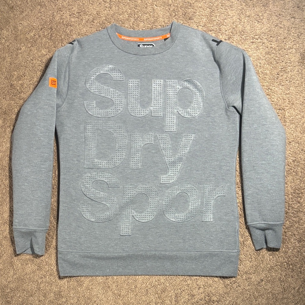 Superdry Combat Crew Neck Sweatshirt – Grey Grit
